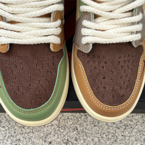 Zion Williamson x Air Jordan 1   OG “Voodoo” Sneaker    DZ7292-100 - PerfectKickZ