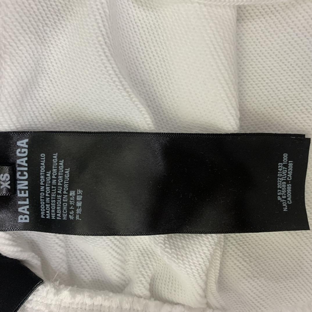 Balenciaga Top League Baggy Sweatpants In White - PerfectKickZ