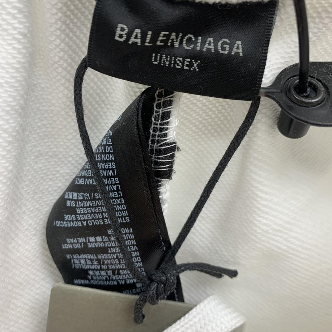 Balenciaga Top League Baggy Sweatpants In White - PerfectKickZ