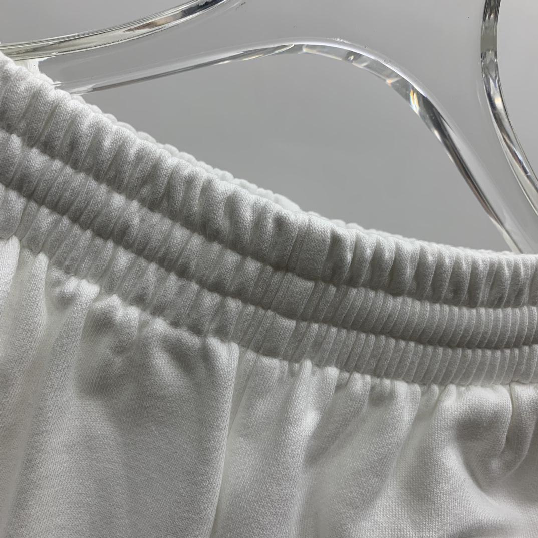 Balenciaga Top League Baggy Sweatpants In White - PerfectKickZ