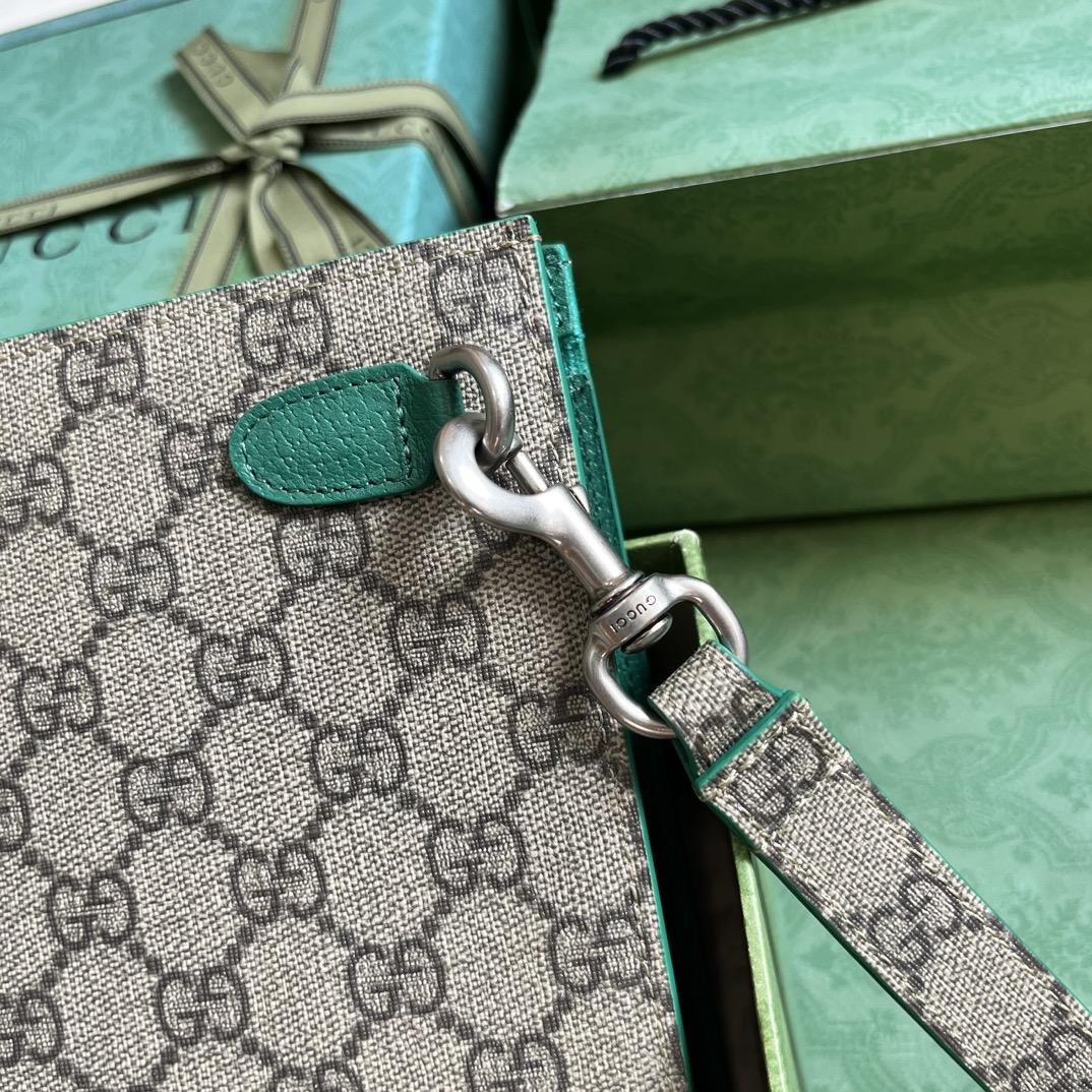 Gucci Pouch With GG Detail (18x 26x 6cm) - PerfectKickZ
