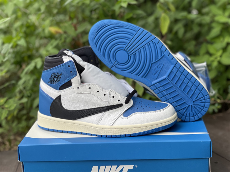 Fragment x Travis Scott x Air Jordan 1 High OG Military    DH3227-105  - PerfectKickZ