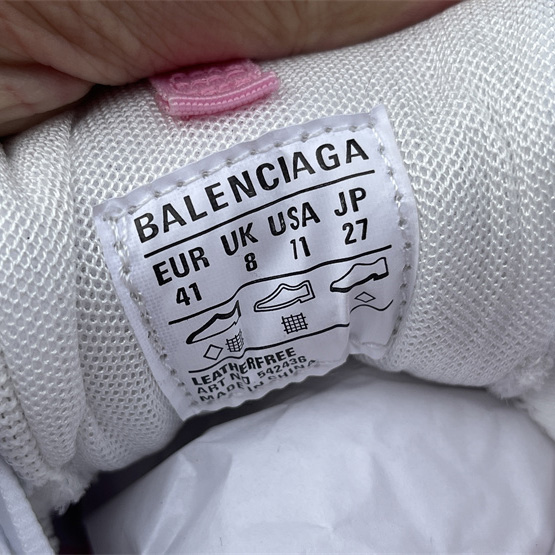 Balenciaga Track Sneaker In Pink Mesh And Suede-like Fabric - PerfectKickZ
