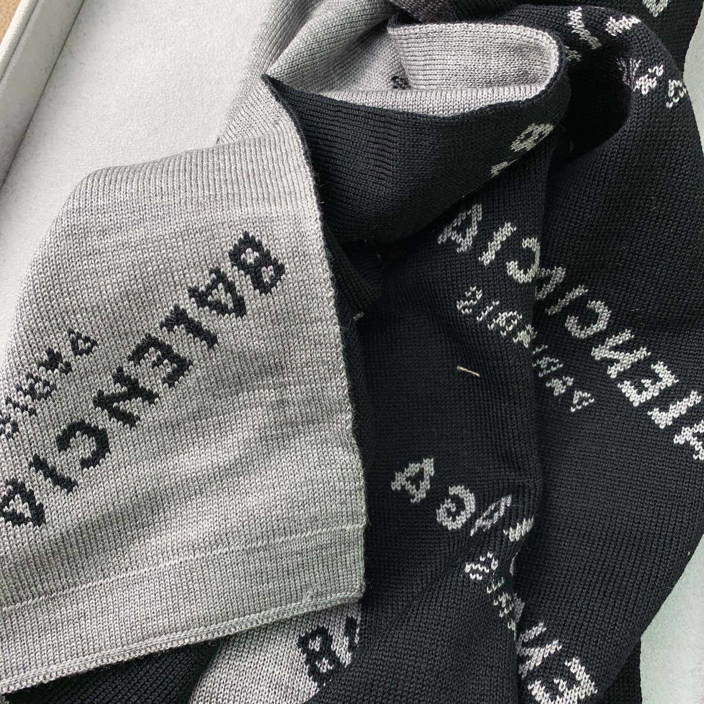 Balenciaga Allover Logo Scarf - PerfectKickZ