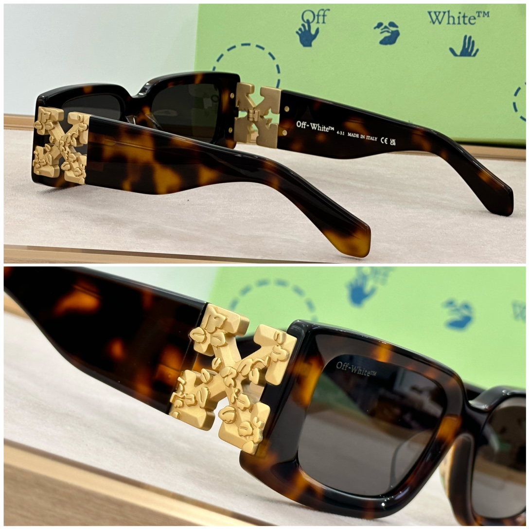 Off White Roma Rectangle-frame Sunglasses    OERI098 - PerfectKickZ