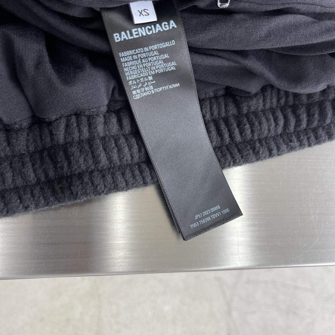 Balenciaga Black Embroidered Jacket - PerfectKickZ
