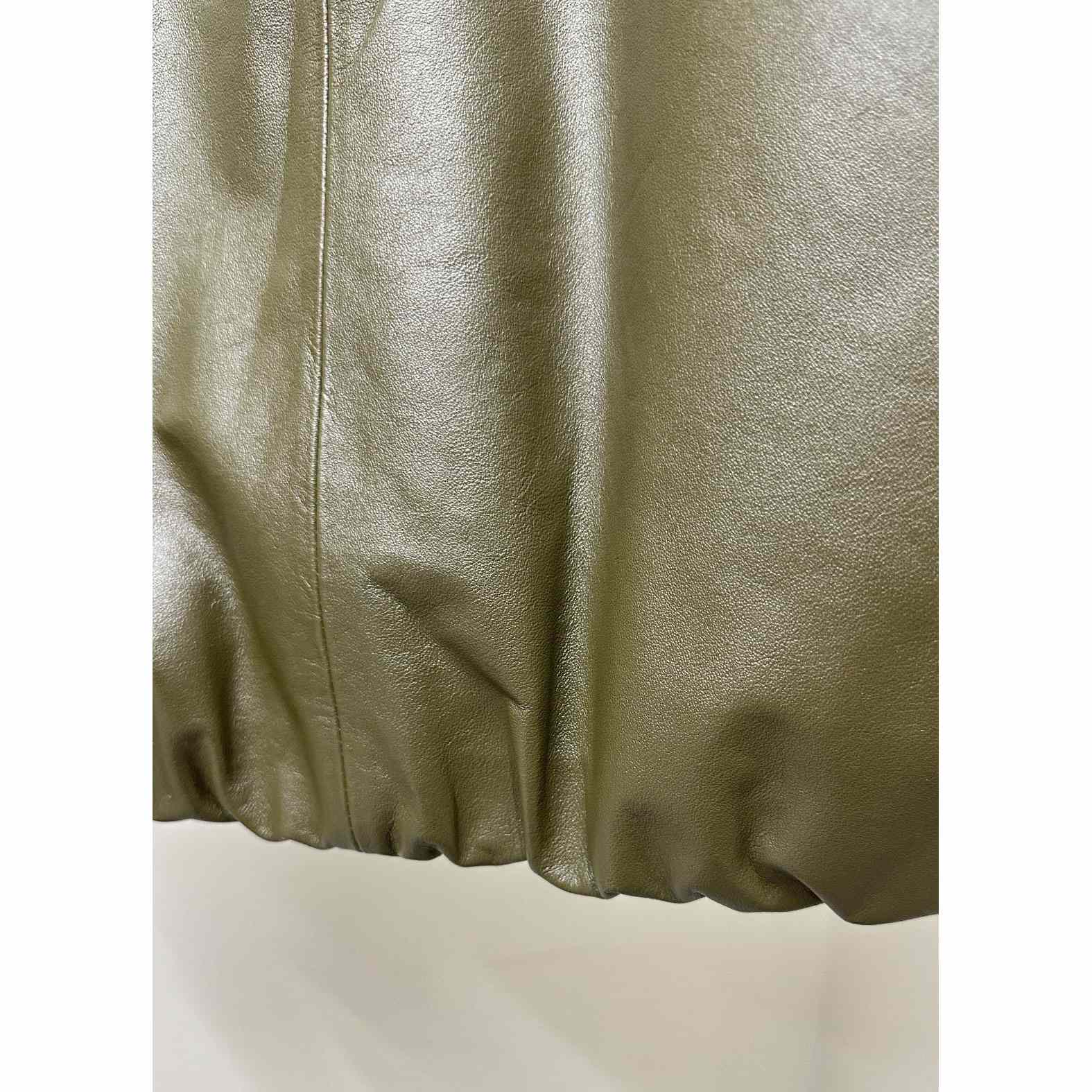 Loewe Zip-up Padded Hoodie In Nappa Lambskin - 