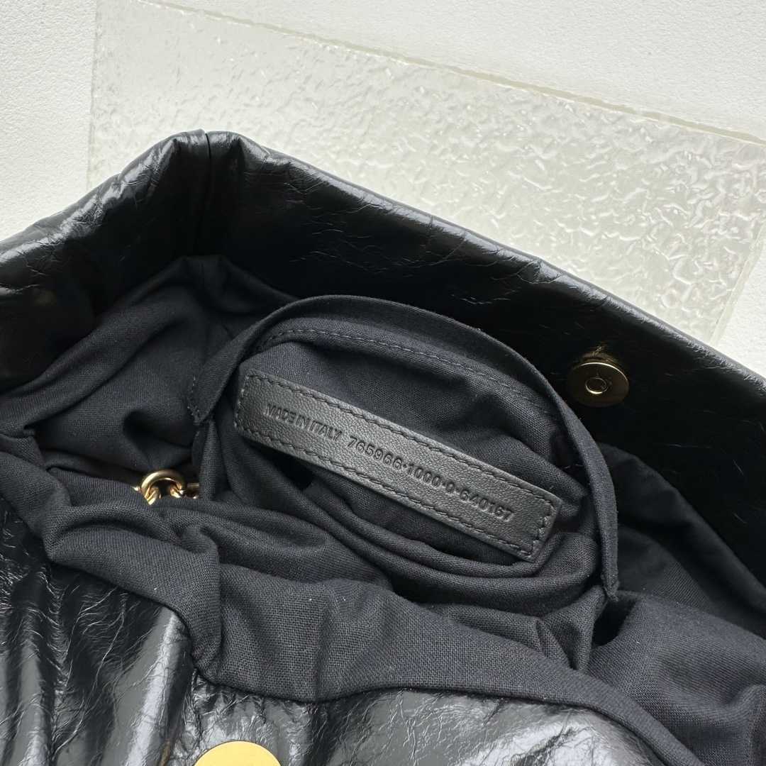 Balenciaga Monaco Small Chain Bag In Black - PerfectKickZ