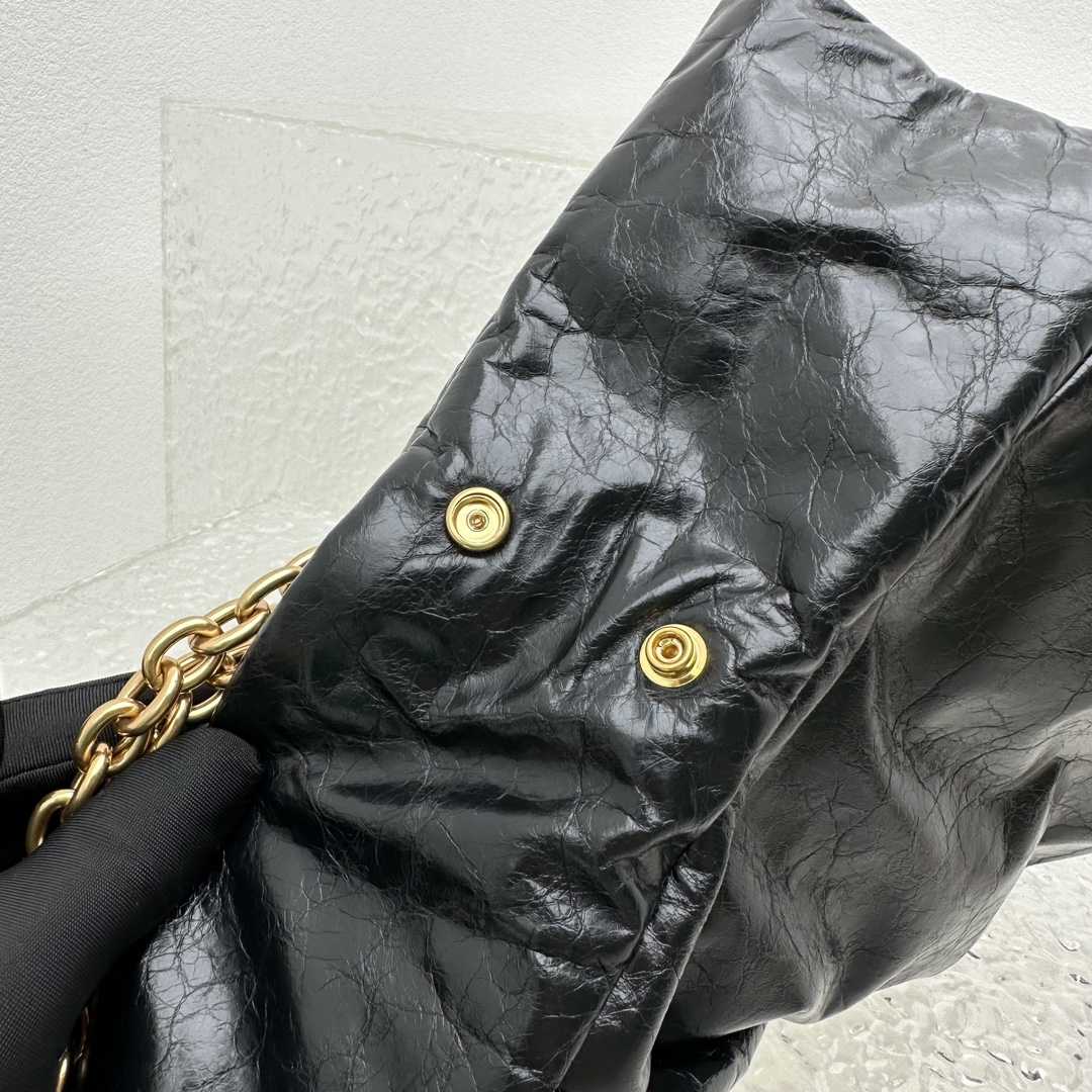 Balenciaga Monaco Small Chain Bag In Black - PerfectKickZ