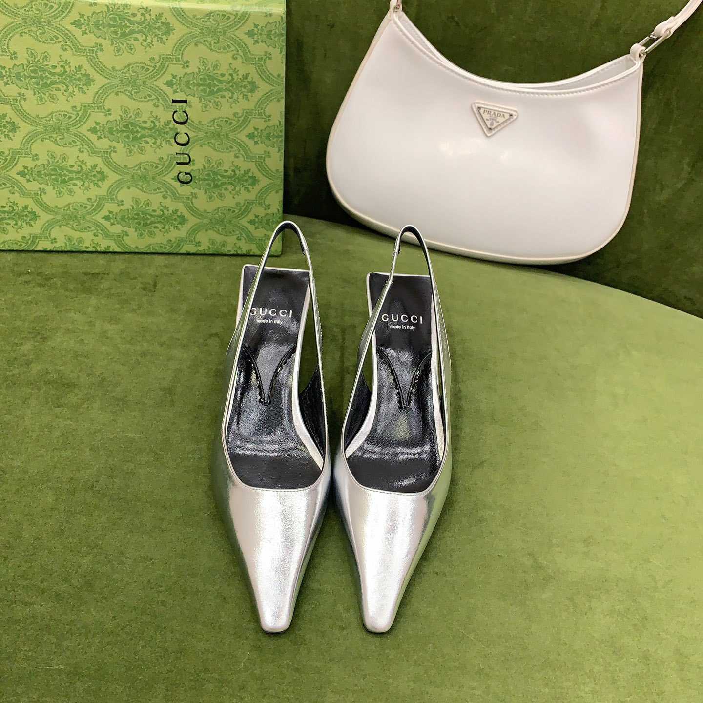 Gucci Women's Slingback Pump - PerfectKickZ