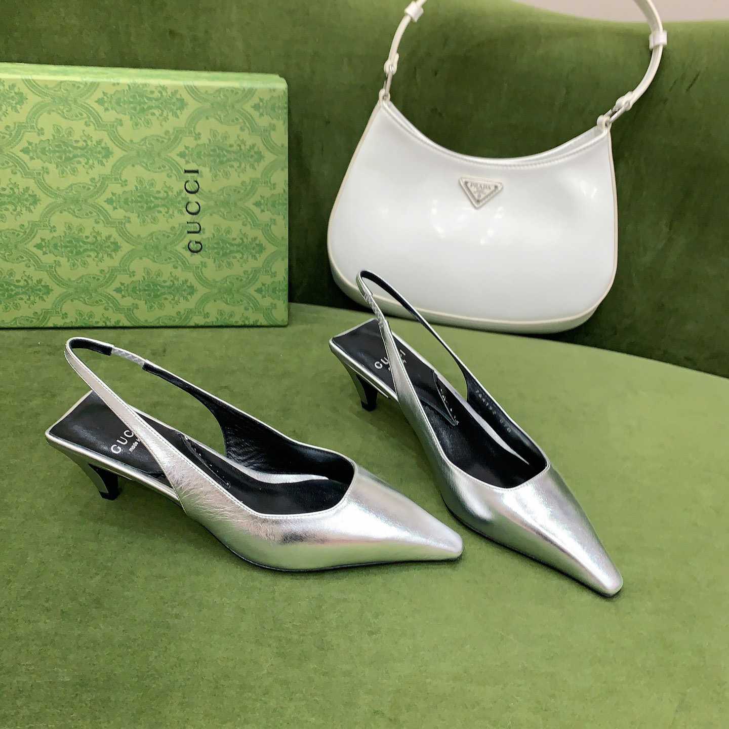 Gucci Women's Slingback Pump - PerfectKickZ