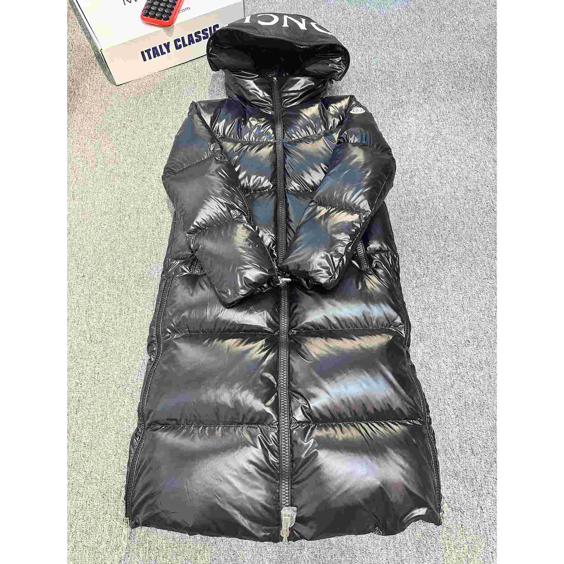 Moncler Huppelong Long Down Jacket - PerfectKickZ
