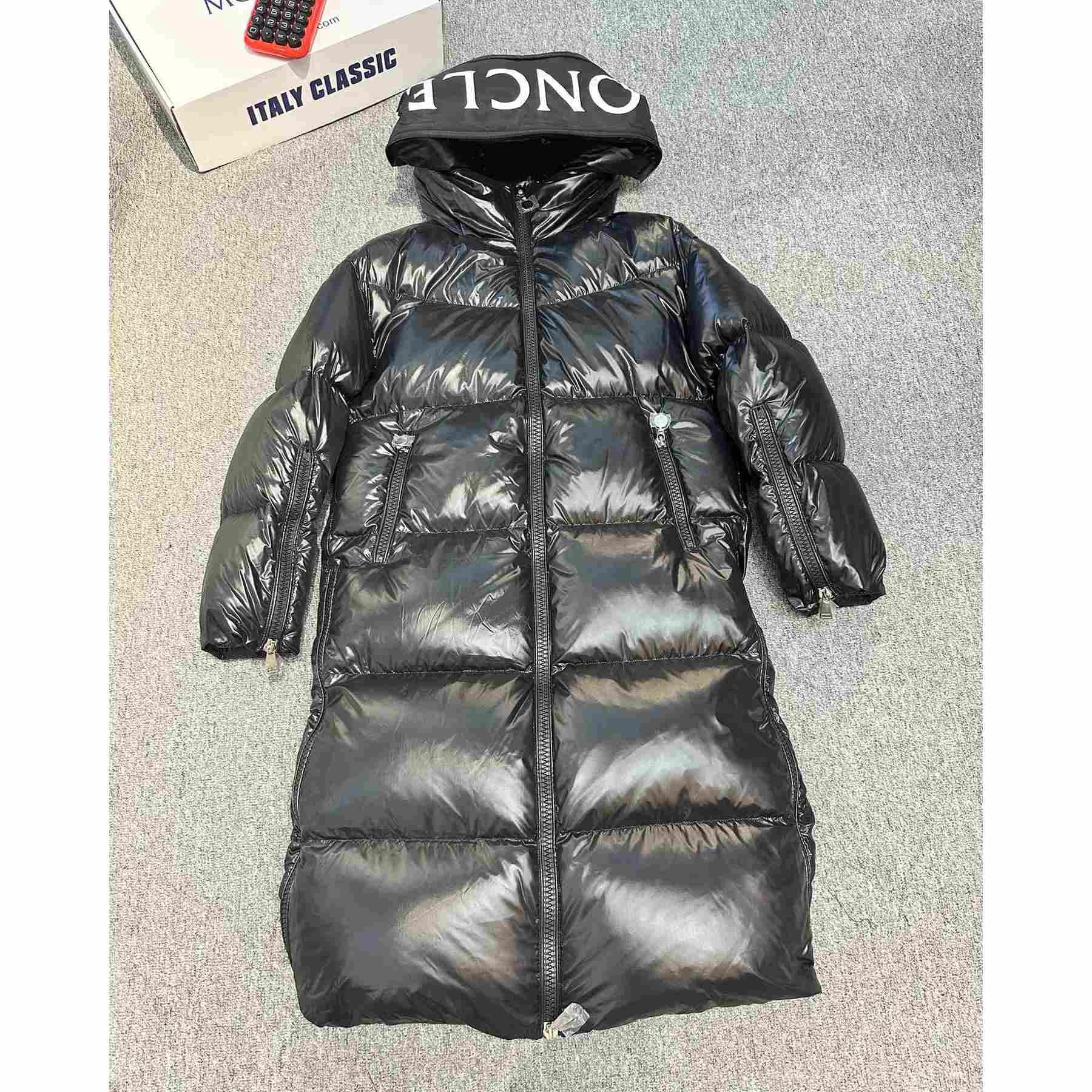 Moncler Huppelong Long Down Jacket - PerfectKickZ