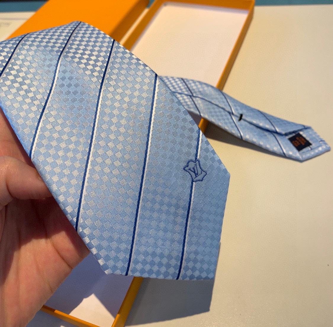 Louis Vuitton LV Thin Stripes Tie - PerfectKickZ