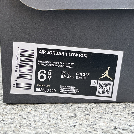 Air Jordan 1 Low Sneaker             553560-140 - PerfectKickZ