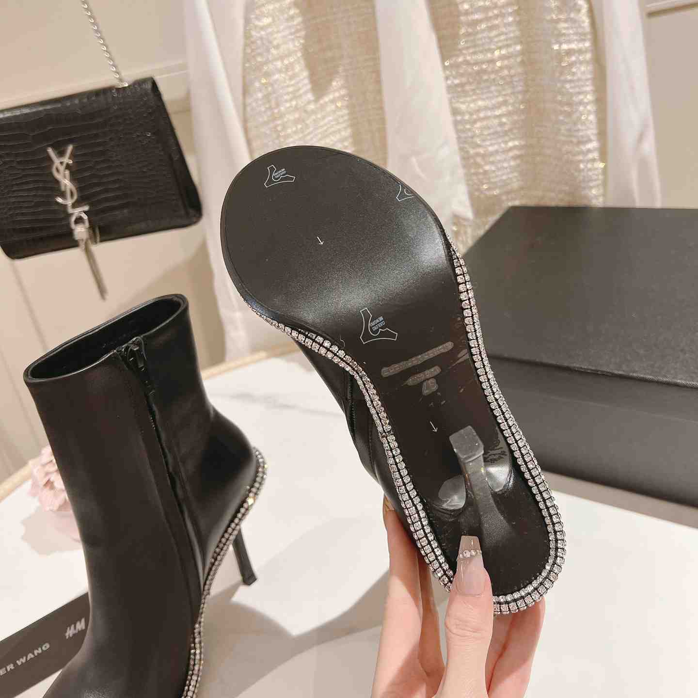 Alexander Wang Nova Round Toe Ankle Boot In Leather - PerfectKickZ