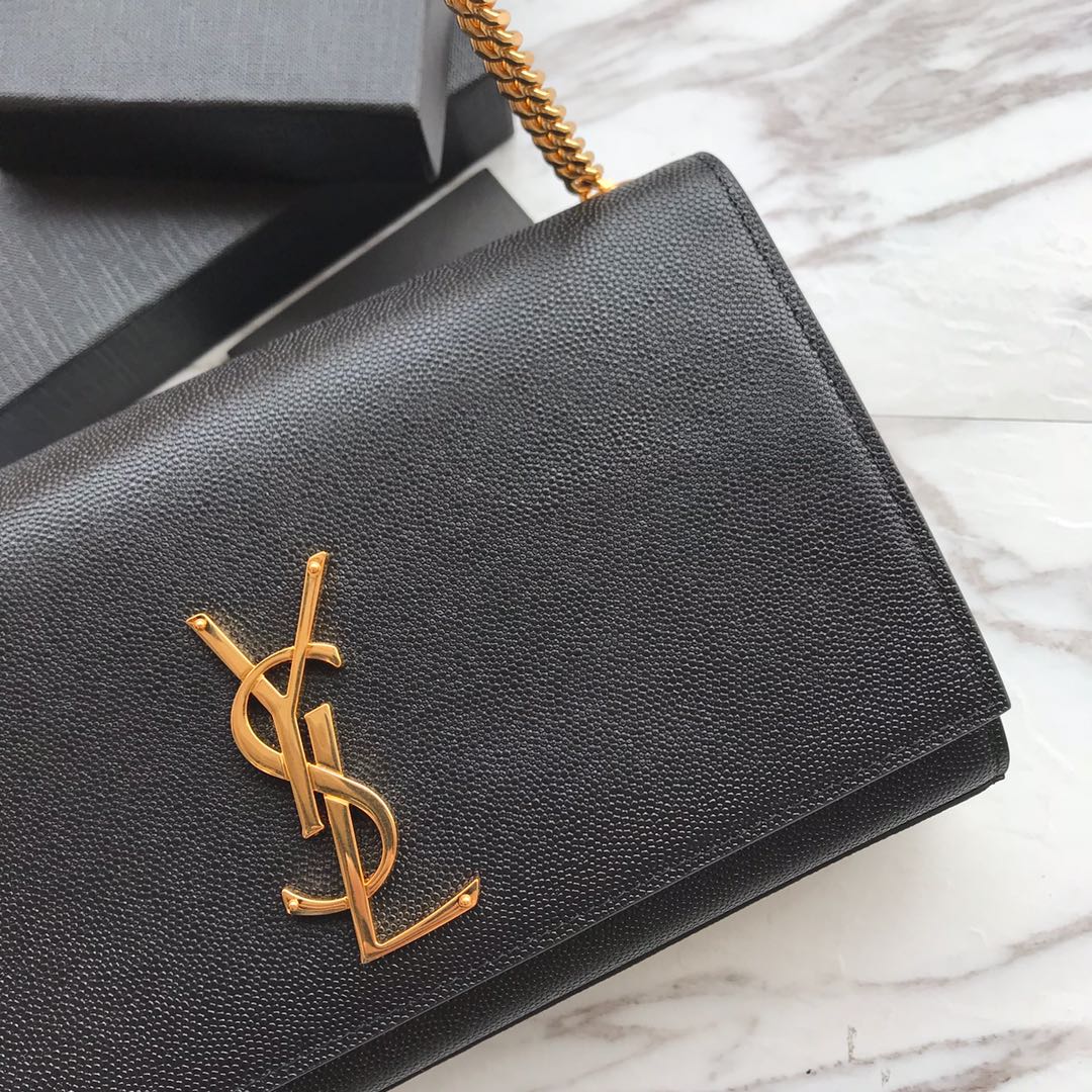 Saint Laurent Kate Medium Leather Shoulder Bag (24*14.5*5.5cm) - PerfectKickZ