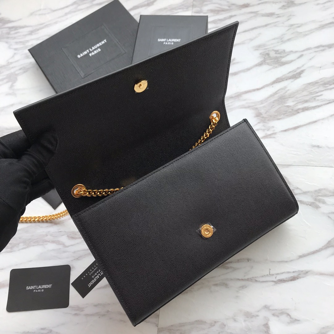 Saint Laurent Kate Medium Leather Shoulder Bag (24*14.5*5.5cm) - 