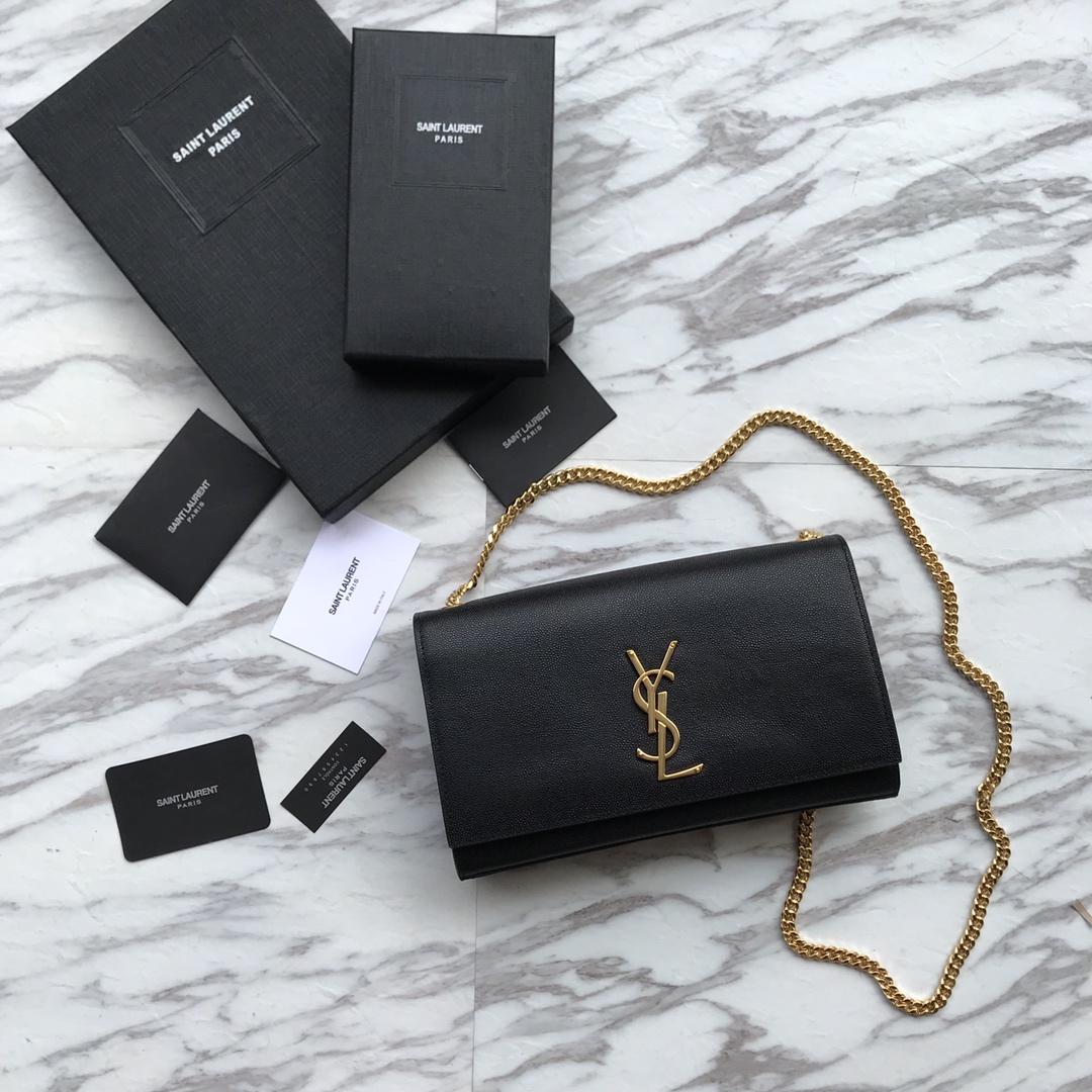 Saint Laurent Kate Medium Leather Shoulder Bag (24*14.5*5.5cm) - PerfectKickZ