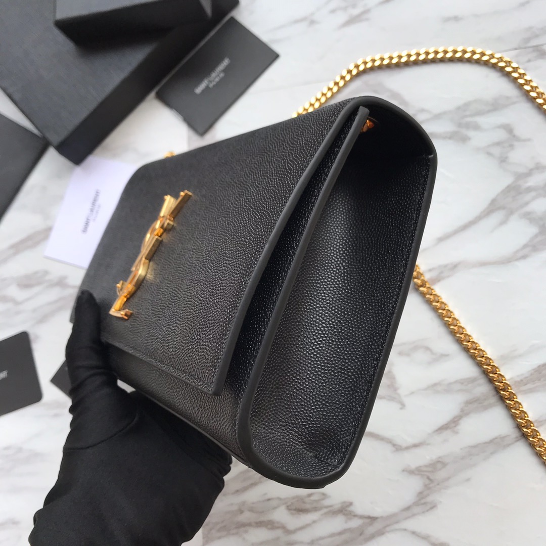 Saint Laurent Kate Medium Leather Shoulder Bag (24*14.5*5.5cm) - 