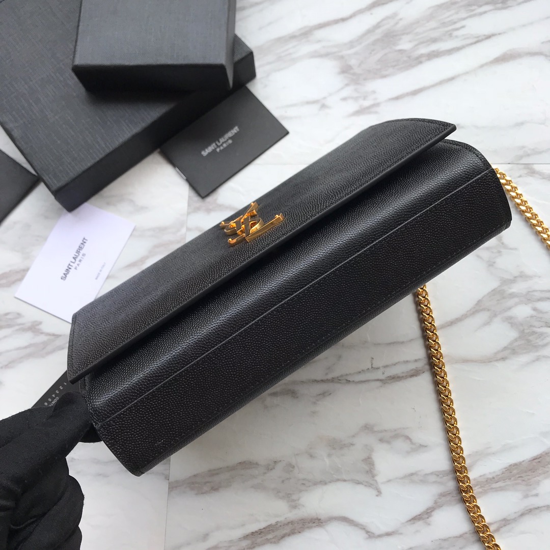 Saint Laurent Kate Medium Leather Shoulder Bag (24*14.5*5.5cm) - 
