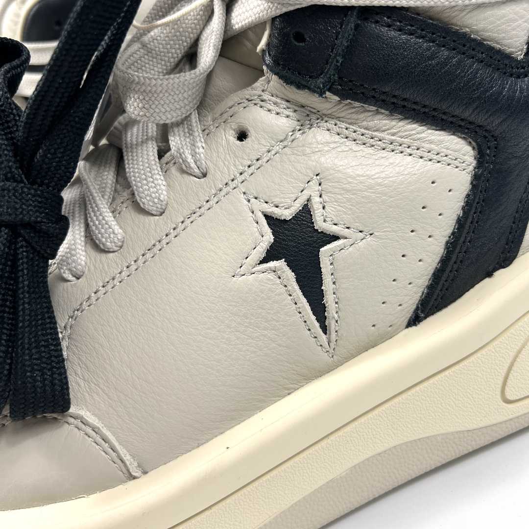 Rick Owens Drkshdw x Converse TurboWPN Leather Sneakers - 