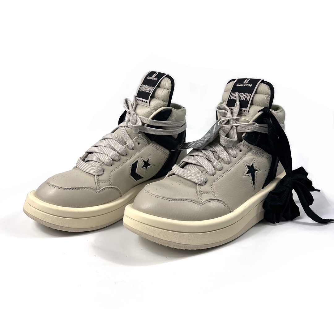 Rick Owens Drkshdw x Converse TurboWPN Leather Sneakers - PerfectKickZ