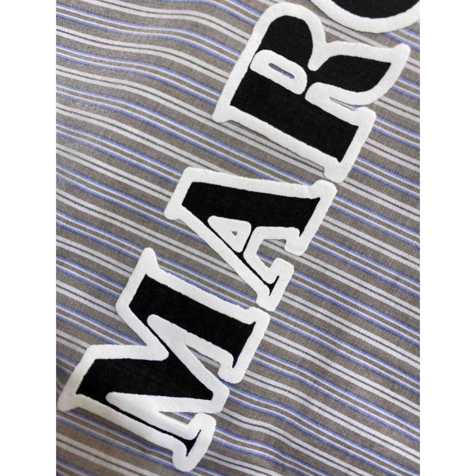 Maison Margiela Logo-print Asymmetric Shirt - PerfectKickZ