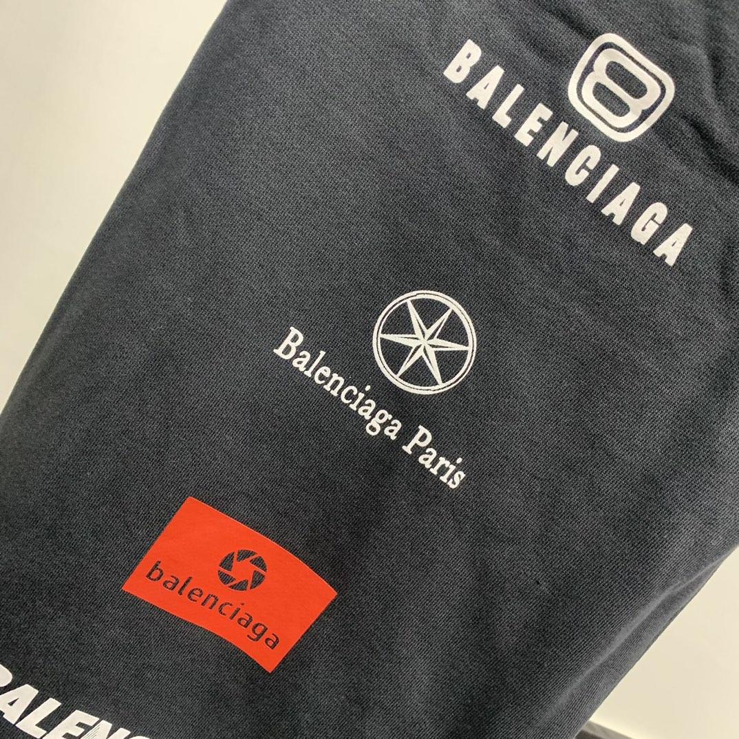 Balenciaga Top League Baggy Sweatpants In Black - PerfectKickZ