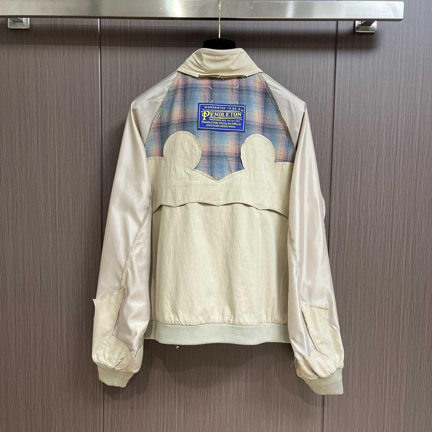 Maison Margiela Panelled Bomber Jacket - PerfectKickZ