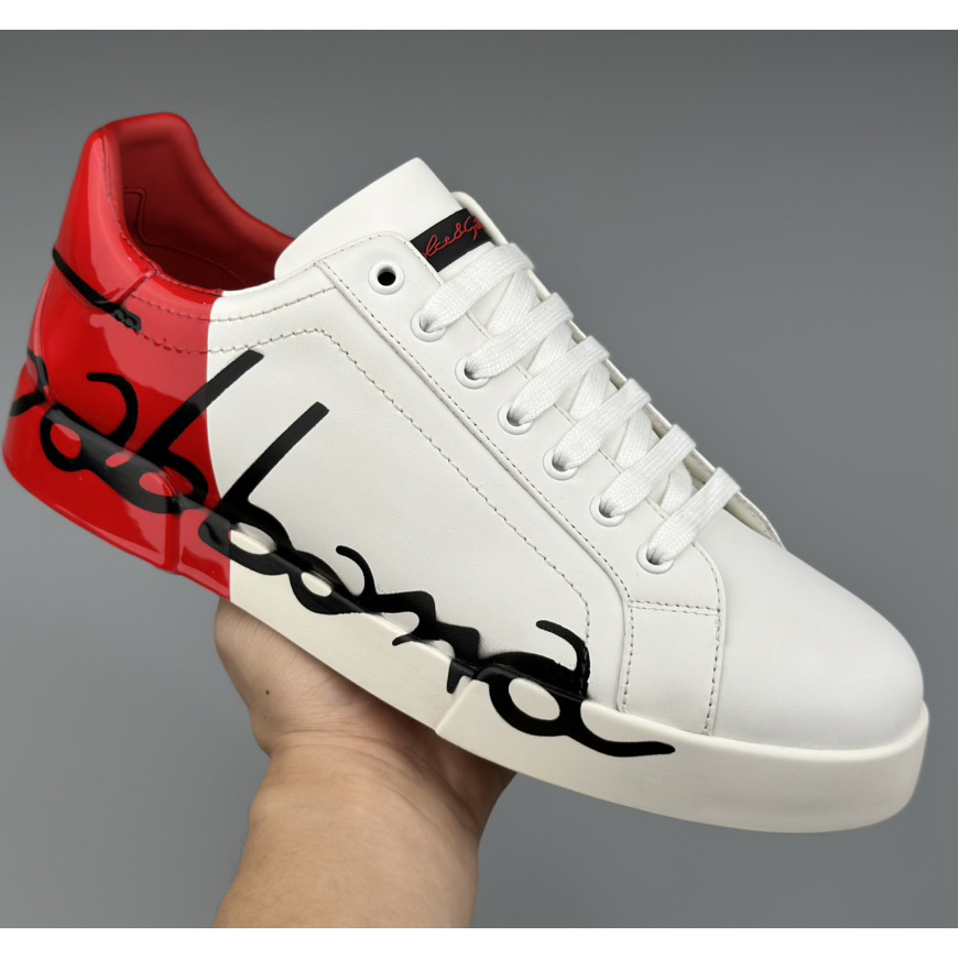 Dolce & Gabbana Leather Sneakers - PerfectKickZ
