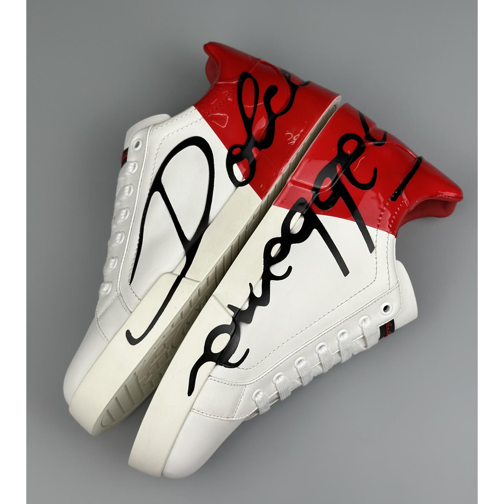Dolce & Gabbana Leather Sneakers - PerfectKickZ