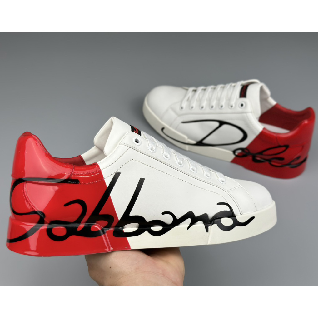Dolce & Gabbana Leather Sneakers - PerfectKickZ