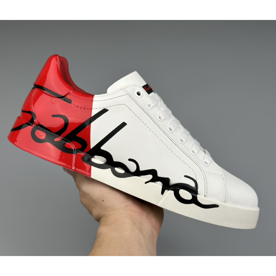 Dolce & Gabbana Leather Sneakers - PerfectKickZ
