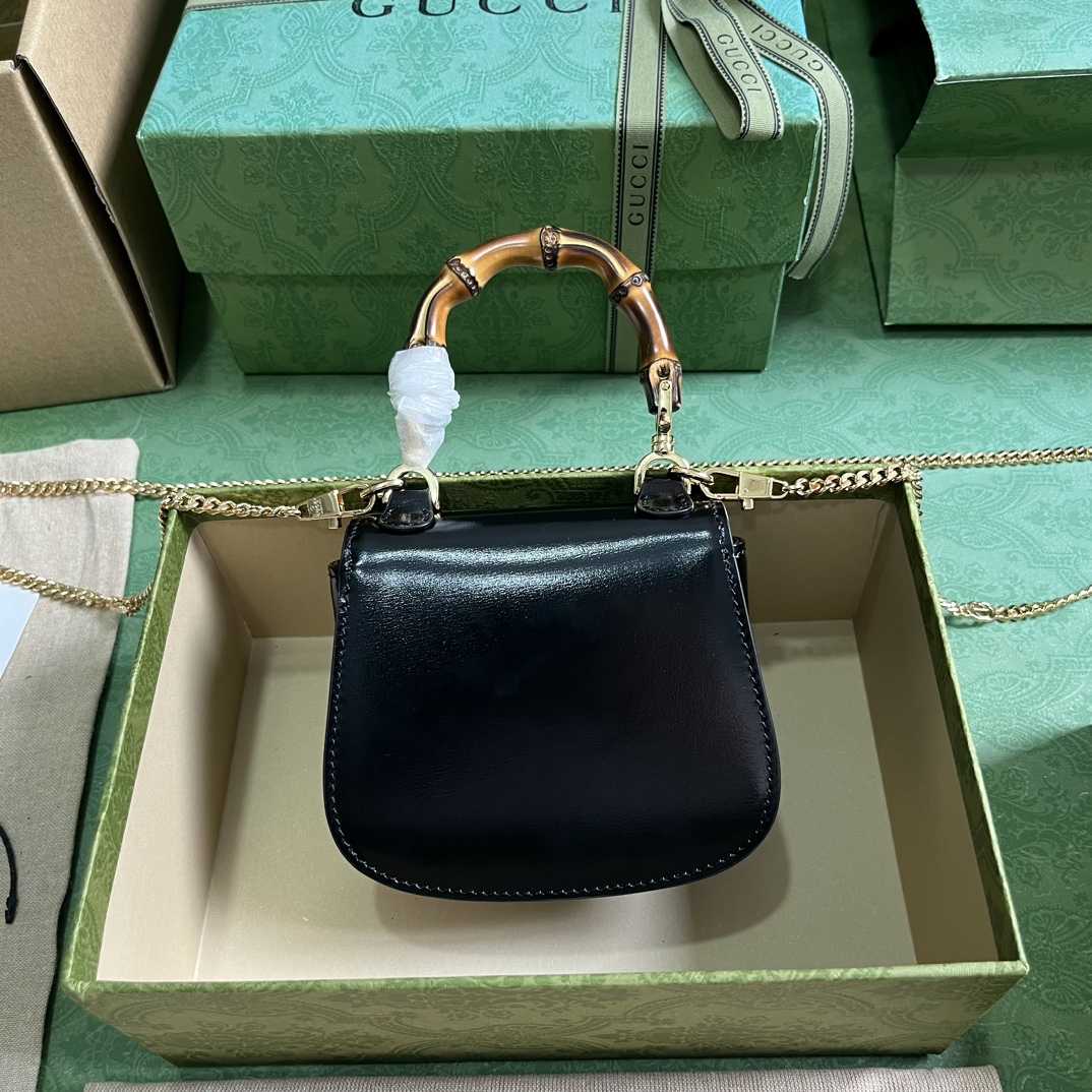 Gucci Bamboo 1947 Super Mini Bag (18.5x 12x 5.5cm) - PerfectKickZ