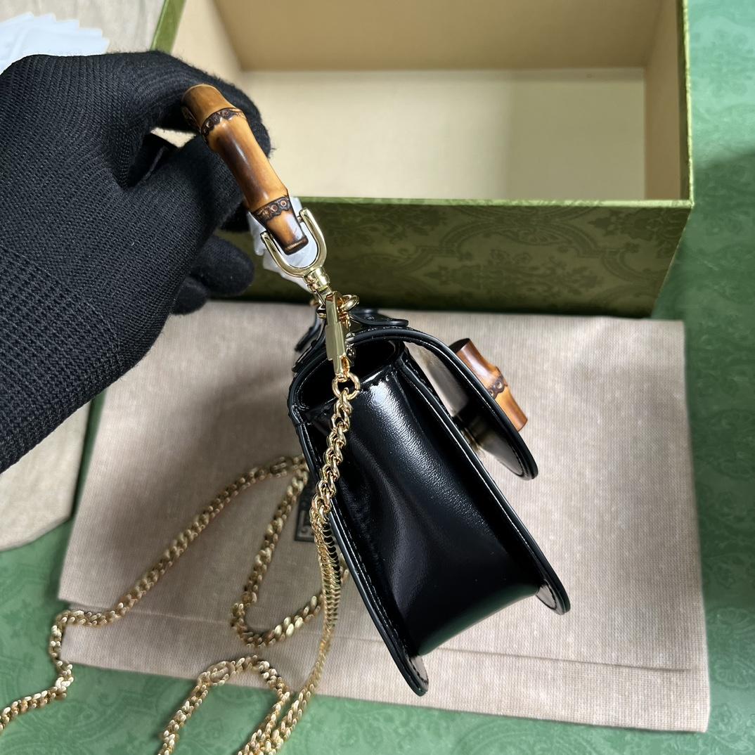 Gucci Bamboo 1947 Super Mini Bag (18.5x 12x 5.5cm) - PerfectKickZ