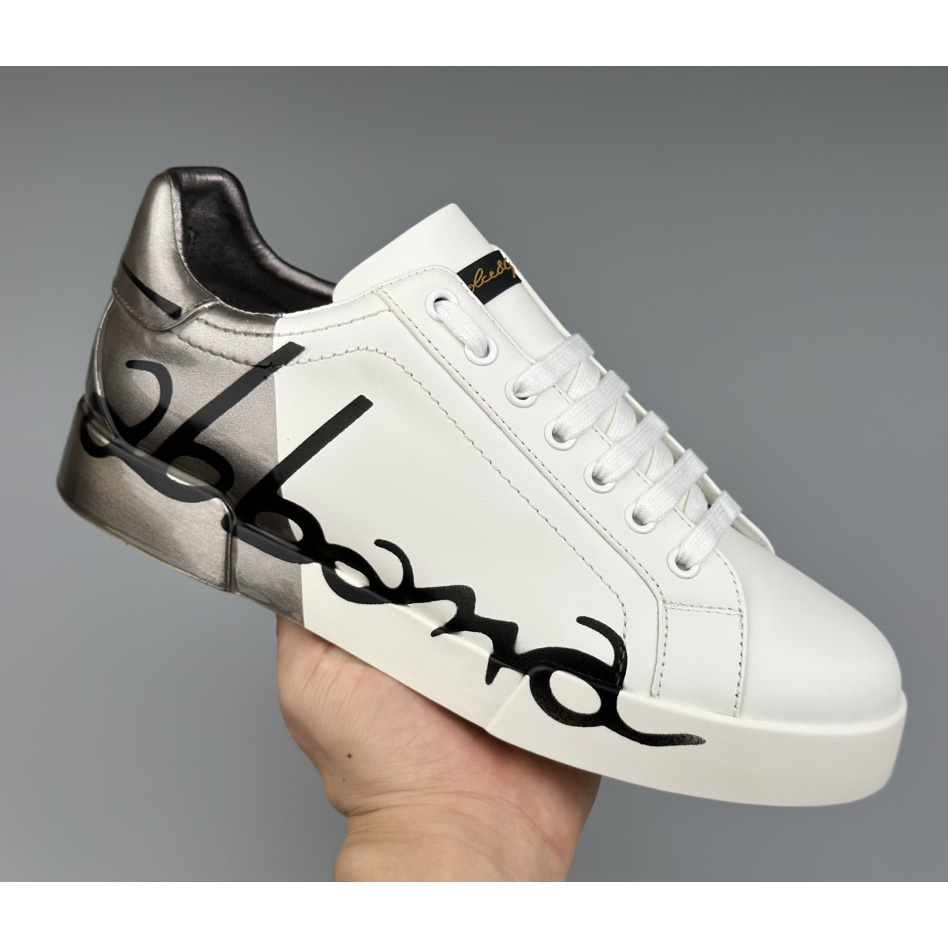 Dolce & Gabbana Leather Sneakers - PerfectKickZ