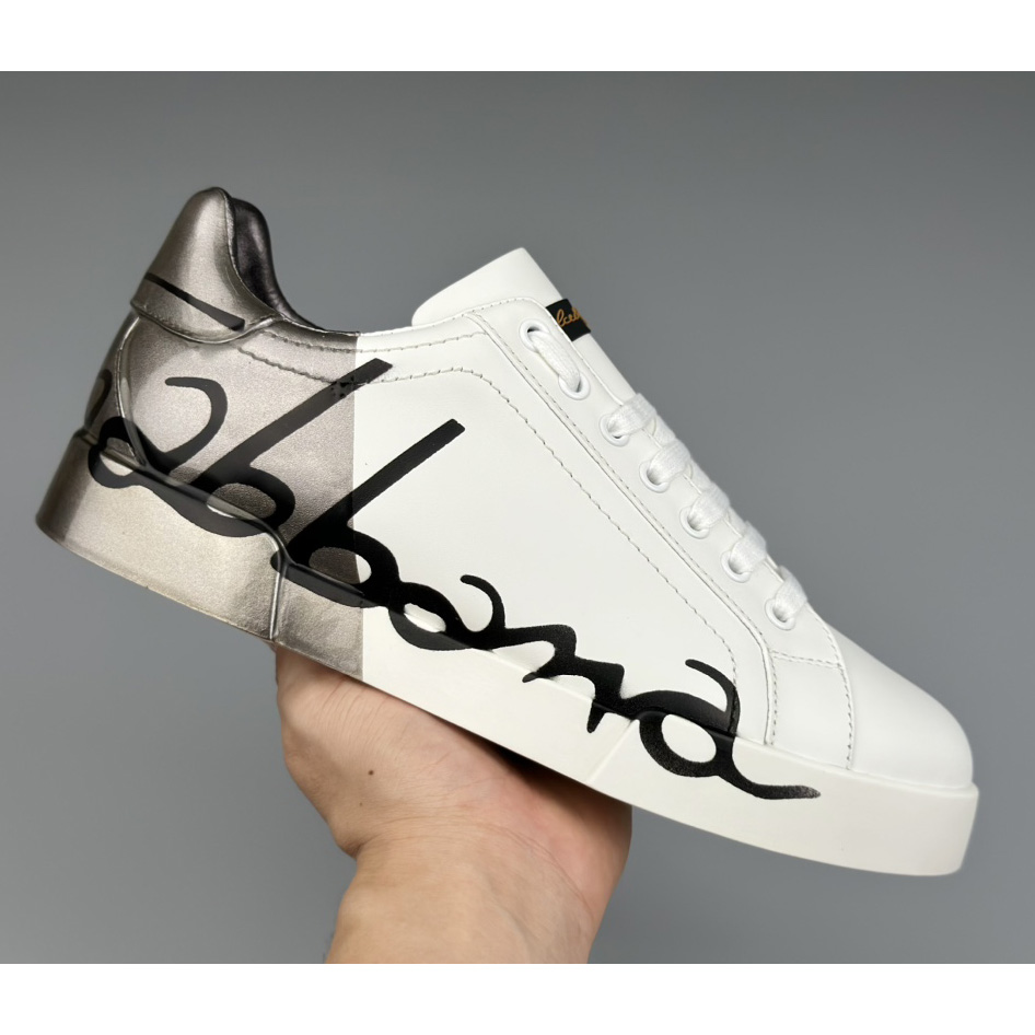 Dolce & Gabbana Leather Sneakers - PerfectKickZ