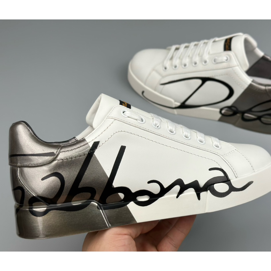 Dolce & Gabbana Leather Sneakers - PerfectKickZ