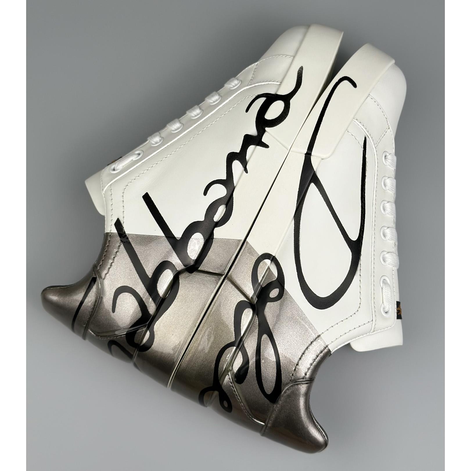 Dolce & Gabbana Leather Sneakers - PerfectKickZ
