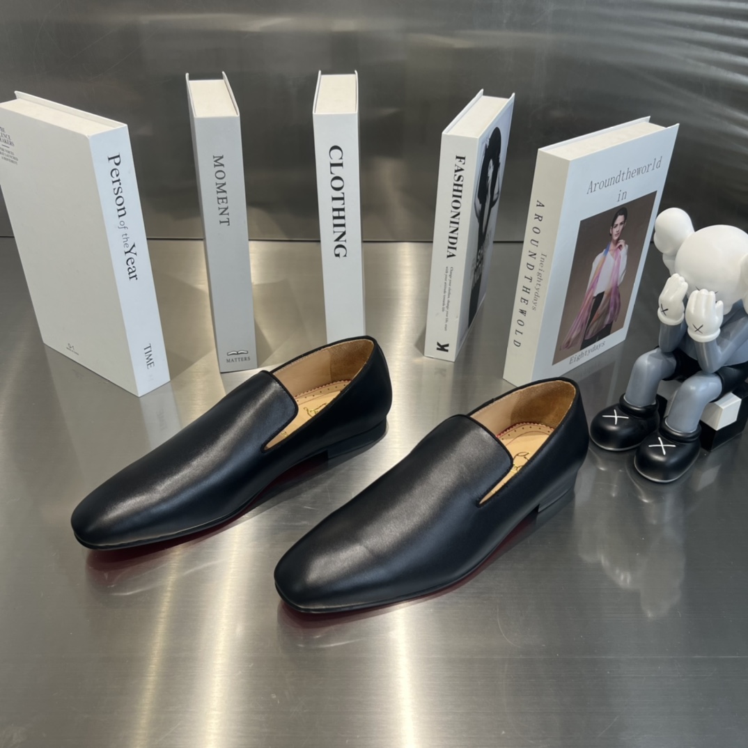 Christian Louboutin Dandelion Slip-On Loafers - PerfectKickZ