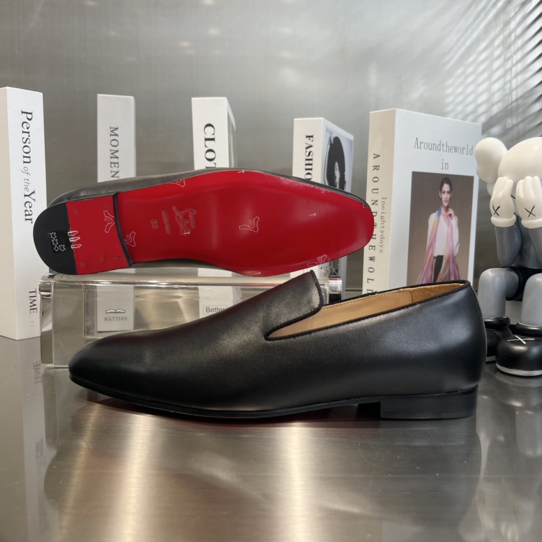 Christian Louboutin Dandelion Slip-On Loafers - PerfectKickZ