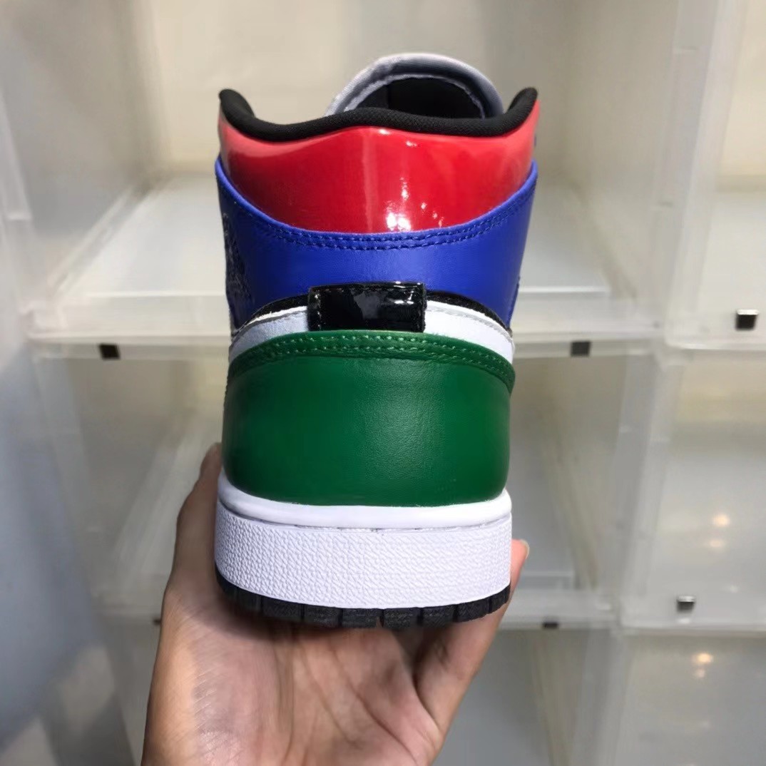 Air Jordan 1 Wmns Mid SE 'Multi Patent' Sneaker - PerfectKickZ