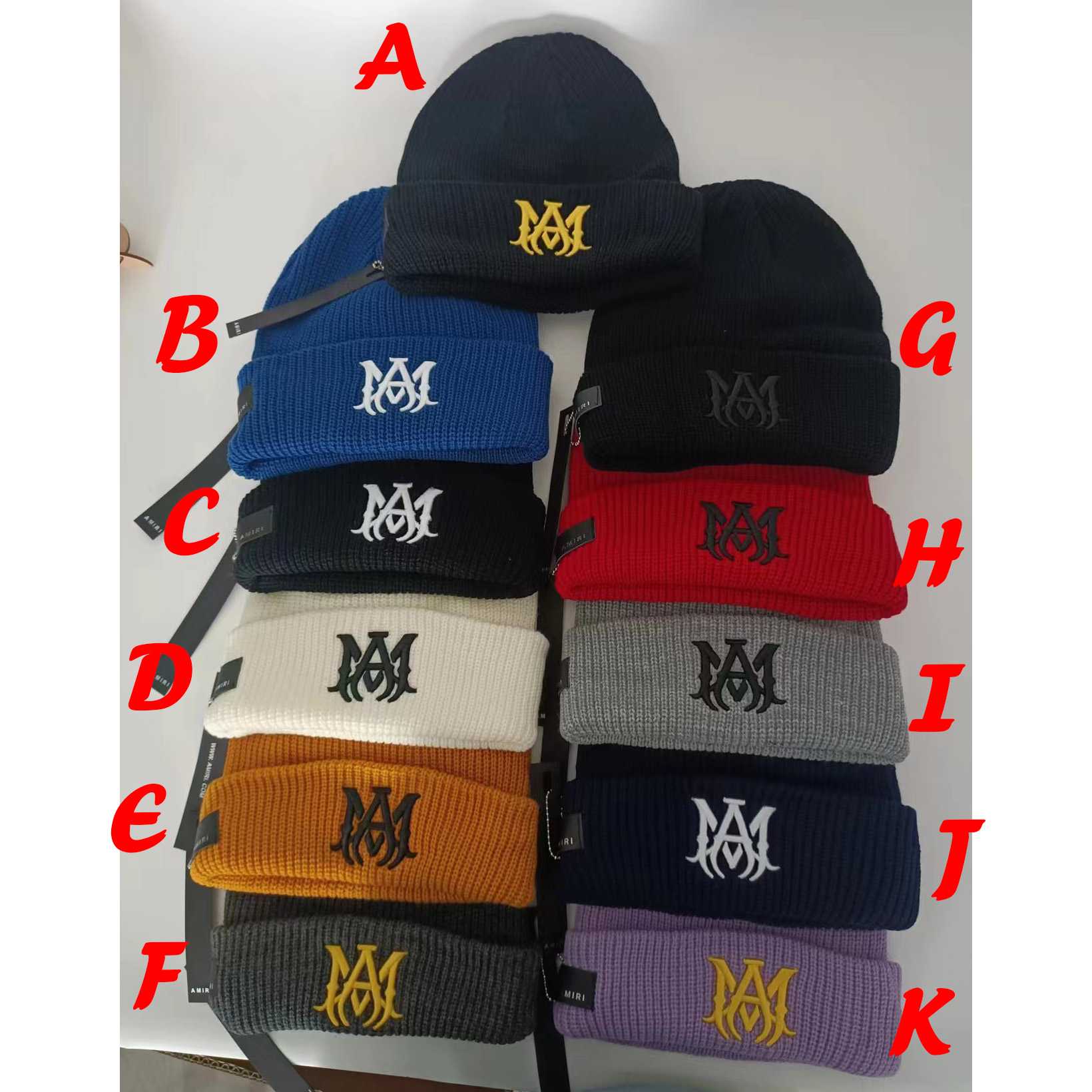 Amiri Logo-embroidered Ribbed-knit Beanie - PerfectKickZ