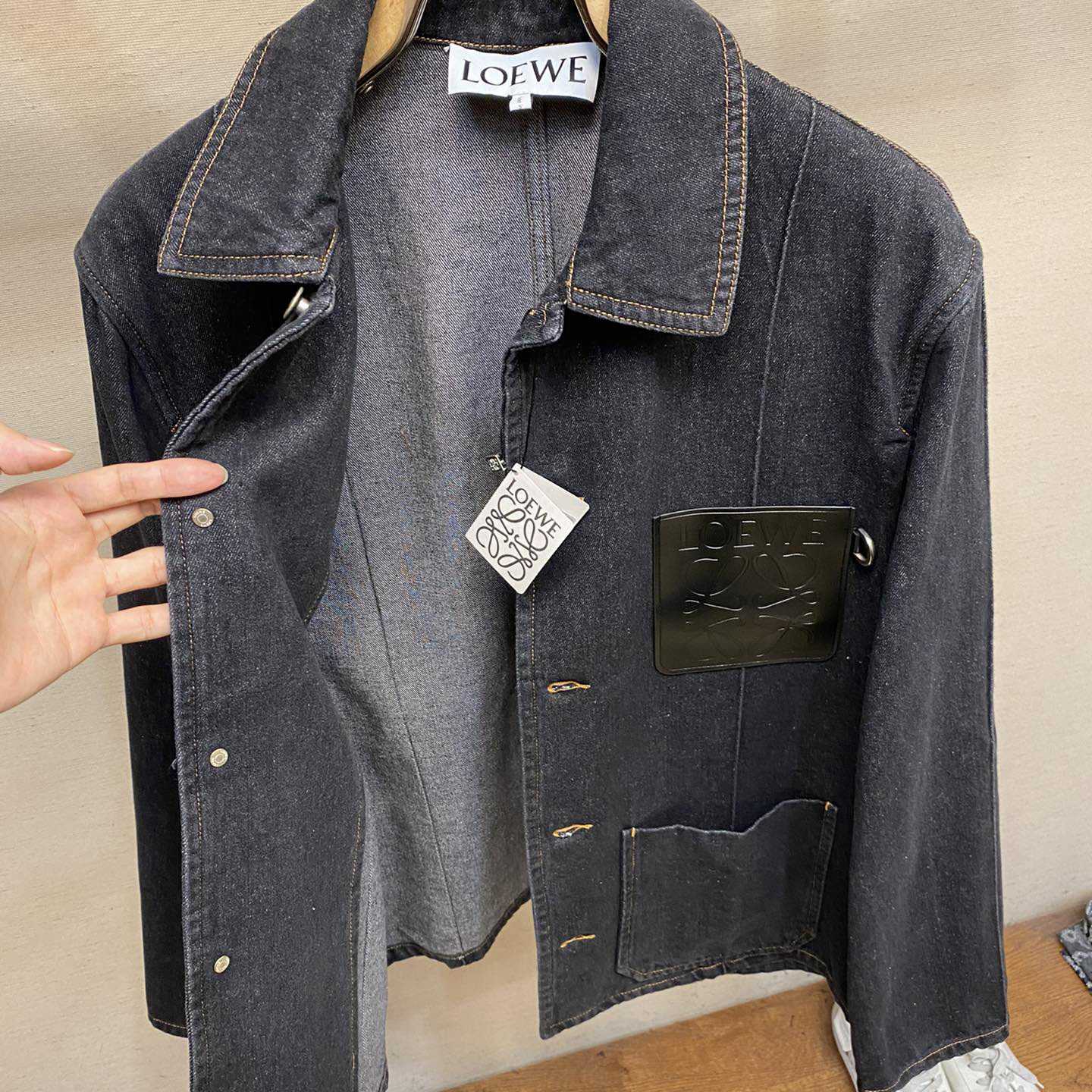 Loewe Workwear Jacket In Denim - PerfectKickZ