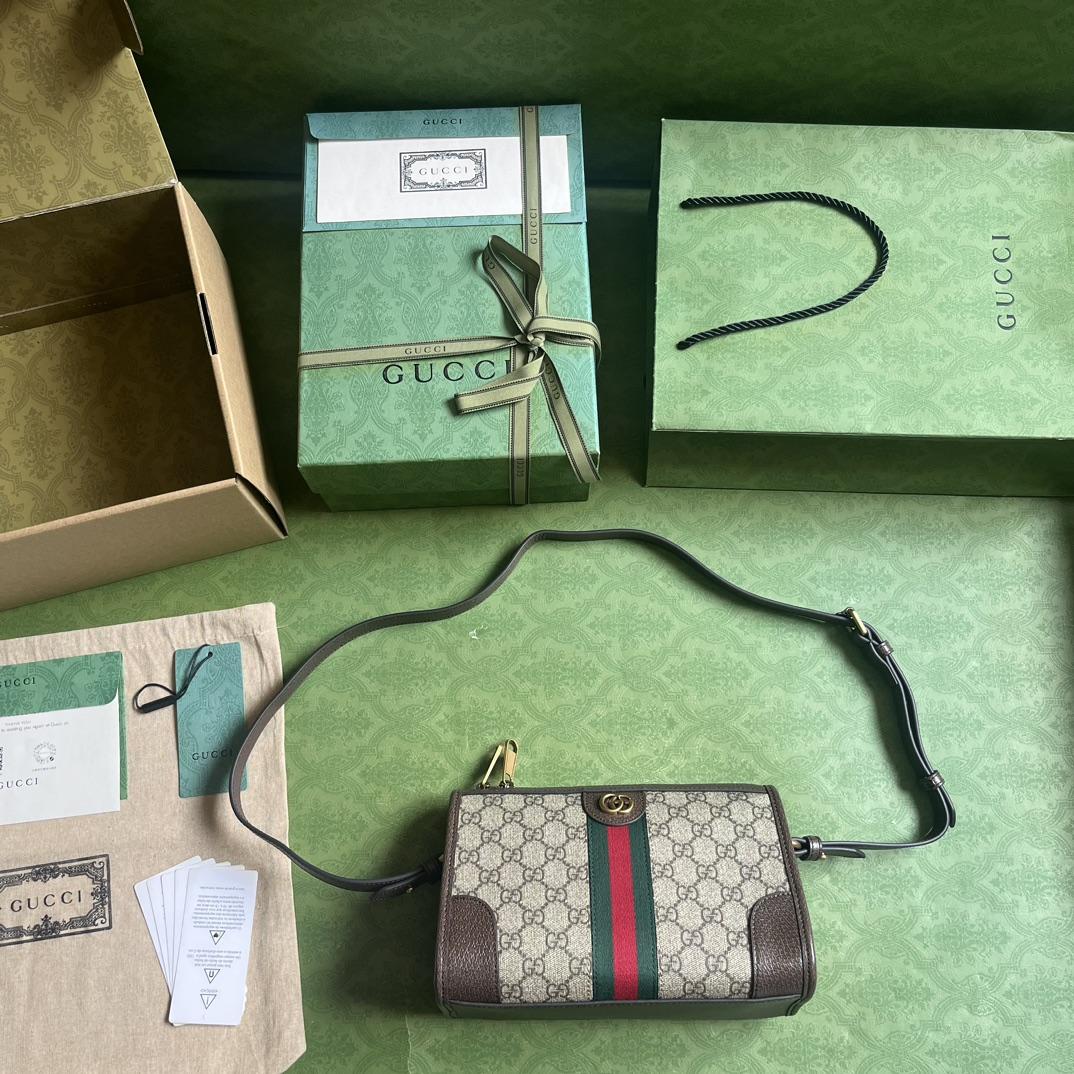 Gucci Ophidia GG Messenger Bag - PerfectKickZ