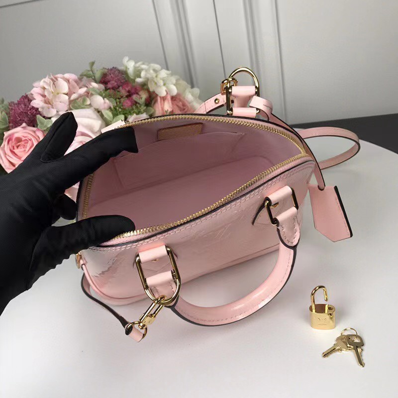 Louis Vuitton Alma Bb Patent Pink  (23.5-17.5-11cm)   - PerfectKickZ