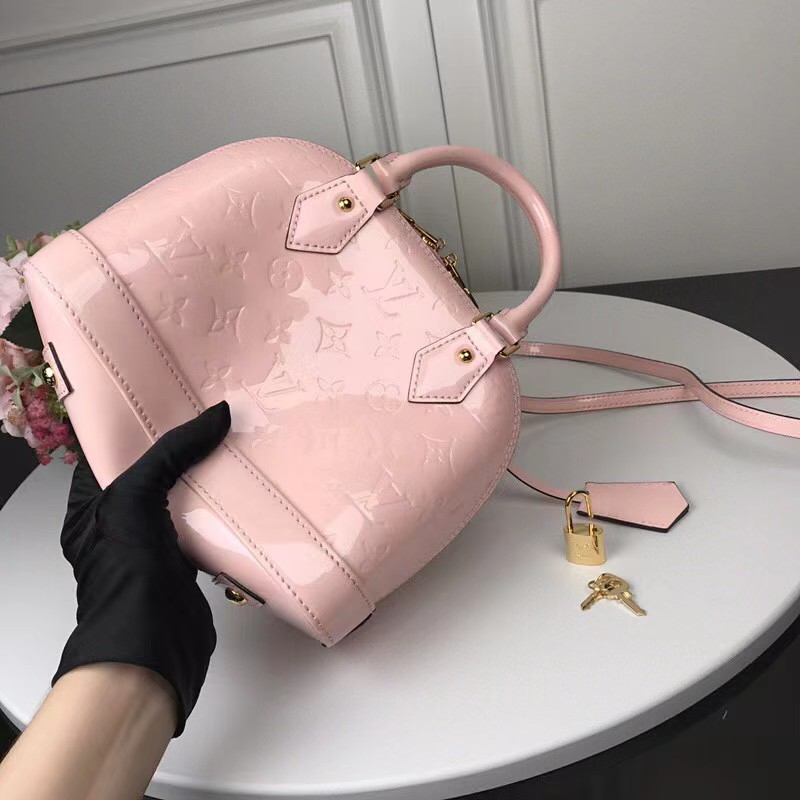 Louis Vuitton Alma Bb Patent Pink  (23.5-17.5-11cm)   - PerfectKickZ
