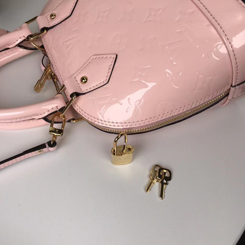 Louis Vuitton Alma Bb Patent Pink  (23.5-17.5-11cm)   - PerfectKickZ
