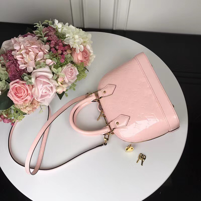 Louis Vuitton Alma Bb Patent Pink  (23.5-17.5-11cm)   - PerfectKickZ